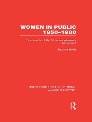 cover image of Women in Public, 1850-1900